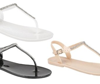 Womens-Diamante-Summer-Jelly-Toe-Post-Ladies-Flat-Open-Flip-Flops-Sandals-Size-White-UK-3-EU-36-Olders-0