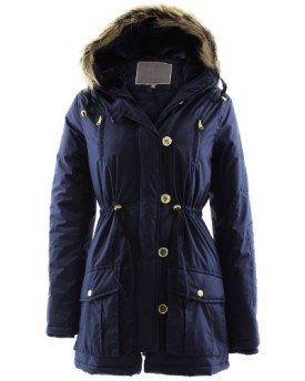 Womens-Faux-Fur-Hooded-Jacket-Ladies-Quilted-Padded-Parka-Military-Coat-Navy-UK-10-Small-0
