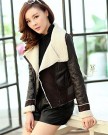 Womens-Faux-Fur-Leather-Winter-Coat-Turn-Down-Collar-Jacket-0-2