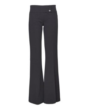 Womens-Girls-Black-3-Button-Bootcut-Smart-Work-School-Trousers-10L-0