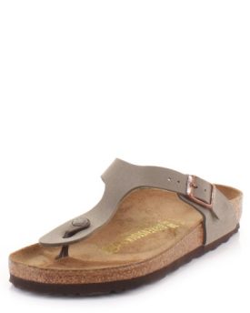 Womens-Gizeh-Birkenstock-Stone-Flat-Ladies-Sandals-SIZE-6-0