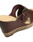 Womens-Hush-Puppies-Amour-Slide-High-Shoes-Heel-Wedges-in-Brown-UK-65-0-0