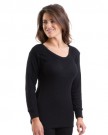 Womens-Jacquard-Rib-Long-Sleeve-Thermal-Vest-Underwear-Various-Colours-Sizes-Bust-46-48-Inches-20-24-Black-0-1