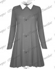 Womens-Ladies-Casual-Plain-Collared-Long-Sleeves-Flared-Jersey-Swing-Dress-Top-0-0