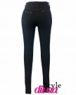 Womens-Ladies-Coloured-Jegging-Jeans-Black-Size-12-0-1