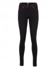 Womens-Ladies-Coloured-Jegging-Jeans-Black-Size-12-0