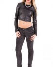 Womens-Ladies-Faux-Black-Leather-Padded-Shoulder-Biker-Style-Crop-JacketsCoats-BLACK8-0-0