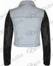 Womens-Ladies-PVC-Faux-Leather-Full-Sleeves-Denim-Jacket-Blazer-Coat-Size-8-14-0-0