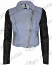 Womens-Ladies-PVC-Faux-Leather-Full-Sleeves-Denim-Jacket-Blazer-Coat-Size-8-14-0-2