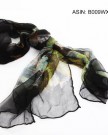 Womens-Multi-Function-100-Pure-Silk-Butterfly-ScarfHeadwear-tested-by-leading-authority-Orange-0-3