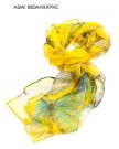 Womens-Multi-Function-100-Pure-Silk-Butterfly-ScarfHeadwear-tested-by-leading-authority-Orange-0-4