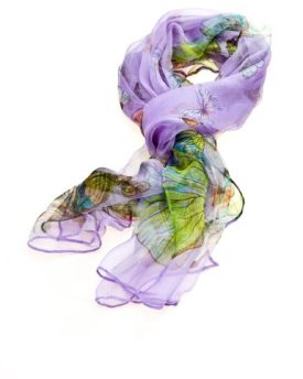 Womens-Multi-Function-100-Pure-Silk-Butterfly-ScarfHeadwearTested-by-leading-authorityPurple-0