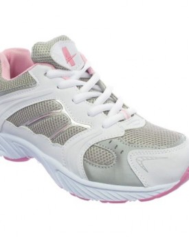 Womens-Pink-White-Gym-Running-Trainers-Shoes-Size-6-0