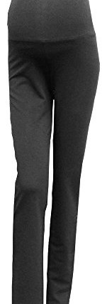 Womens-Pregnancy-Soft-Cotton-Maternity-Yoga-Trousers-Black-Or-Navy-Pack-Of-2-0