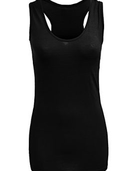 Womens-Racer-Back-Bodycon-Muscle-Vest-Top-Black-SM-8-10-0