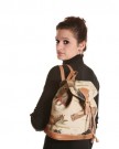 Womens-Small-Canvas-Rucksack-Backpack-Bags-Running-Free-With-Black-Beauty-0-0