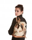 Womens-Small-Canvas-Rucksack-Backpack-Bags-Running-Free-With-Black-Beauty-0-1