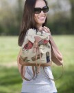Womens-Small-Canvas-Rucksack-Backpack-Bags-Running-Free-With-Black-Beauty-0