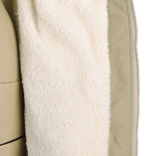 Womens Thicken Fleece Cotton Jacket Parka Long Warm Winter Coat Zip Up Outerwear Khaki 10-12 - Image 6