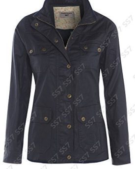 Womens-Wax-Jacket-Khaki-Navy-Size-8-to-16-UK-12-Navy-0