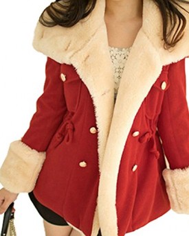 Womens-Winter-Furry-Big-Lapel-Jacket-Parka-Wool-Blend-Trench-Coat-Warm-Outwear-Red-10-0