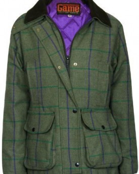Womens-tweed-jacket-hunting-walking-riding-shooting-coat-violet-check-10-0