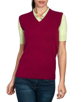 Wool-Overs-Womens-Lambswool-Slipover-V-Neck-Sleeveless-Jumper-Wine-Medium-0