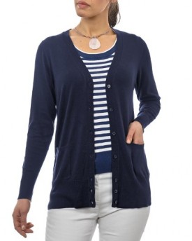 Wool-Overs-Womens-Silk-Cotton-Classic-Long-V-Neck-Cardigan-Navy-Large-0