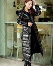 YABEIQIN-Women-Luxury-Camouflage-Fur-Hooded-Duck-Down-Jacket-Puffer-Long-Coat-Parka-M-Black-0-4