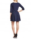 YUMI-Womens-The-All-Things-Nice-34-Sleeve-Dress-Blue-Navy-Size-14-0-0