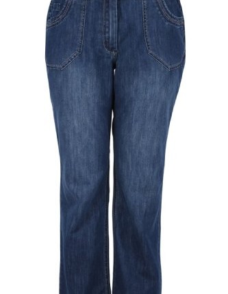 Yoursclothing-Plus-Size-Womens-32-Indigo-Belted-Boyfriend-Slouch-Jeans-Size-16-Blue-0