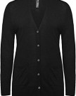Yoursclothing-Plus-Size-Womens-Fine-Knit-Longline-Cardigan-With-Pearl-Buttons-Size-30-32-Black-0