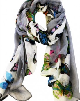 Yufashion-Butterfly-Colour-print-long-shawls-scarves-wraps-head-scarf-pashmina-GREY-0