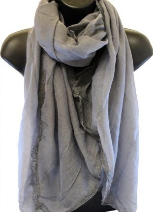 Yufashion-Plain-Lace-print-long-shawls-scarves-wraps-head-scarf-pashmina-GREY-0