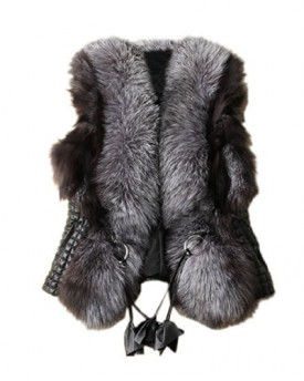 Zeagoo-Vintage-Waistcoat-Women-Leather-Fur-Outerwear-Coat-Jacket-Vest-Black-0