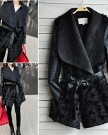 Zeagoo-Womens-Fashion-Black-Faux-Leather-Winter-Coat-Long-jackets-0-0