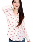 Zehui-Womens-Button-Down-OL-Shirt-Blouse-New-Collared-Chiffon-Long-Sleeve-Kiss-Printed-UK12-0-0
