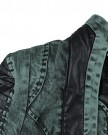 Zicac-2014-New-Unique-Womens-Denim-Jeans-PU-Leather-Jacket-Zip-Long-Sleeves-Fitted-Blazer-Jacket-Pleated-Tuxedo-Coat-UK-10-Green-0-6