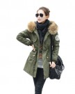 Zicac-Hot-Womens-thicken-fleece-Warm-Coat-Womens-Outerwear-Fur-Jacket-Green-and-Khaki-Color-Classical-Style-with-an-Cool-Epaulet-TagXLUK8-Green-0-0