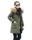 Zicac-Hot-Womens-thicken-fleece-Warm-Coat-Womens-Outerwear-Fur-Jacket-Green-and-Khaki-Color-Classical-Style-with-an-Cool-Epaulet-TagXLUK8-Green-0-2