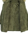 Zicac-Hot-Womens-thicken-fleece-Warm-Coat-Womens-Outerwear-Fur-Jacket-Green-and-Khaki-Color-Classical-Style-with-an-Cool-Epaulet-TagXLUK8-Green-0-3