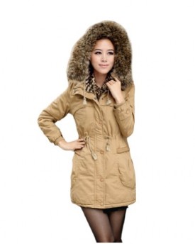 Zicac-Womens-Faux-Fur-Hoodies-Cotton-Warm-Winter-Outwear-Jacket-Coat-SizeLUK8-Khaki-0