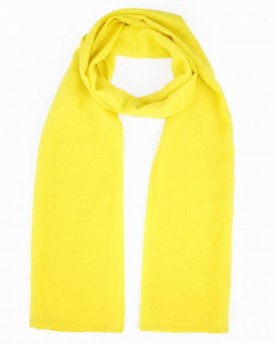 chinkyboo-Fashionable-Ladies-Chiffon-Feel-Scarf-Shawl-Head-Wrap-Available-in-Numerous-Colour-Yellow-0