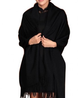 fineplus-Womens-and-Mens-New-Arrival-Thicken-Pashmina-100-Wool-Long-Large-Scarf-Shawls-Stole-Black-0