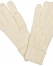 isotoner-Cable-Knit-Womens-Gloves-Ivory-One-Size-0