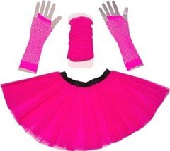 neon-tutu-kit-pink-leg-warmers-fishnet-gloves-size-8-To-14-ladies-girls-hen-night-fun-0