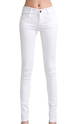 niceeshopTM-Casual-Pencil-Skinny-Leg-Jeggings-Pants-Stretchy-JeansWhite-S-0