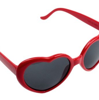niceeshopTM-Oversized-Heart-Shaped-Plastic-Frame-Sunglasses-EyewearBright-Red-0