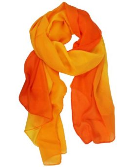 niceeshopTM-Silky-Soft-Chiffon-Thin-Scarf-Wrap-Lady-Shawl-StoleYellow-Orange-0