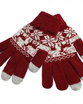 niceeshopTM-Winter-Wool-Touch-Screen-Gloves-for-iPad-iPhone-Smart-Phonered-0